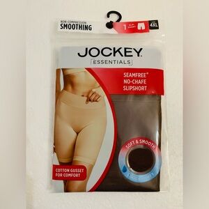 Jockey Essentials 4XL Brown Seamfree No Chafe Slipshort